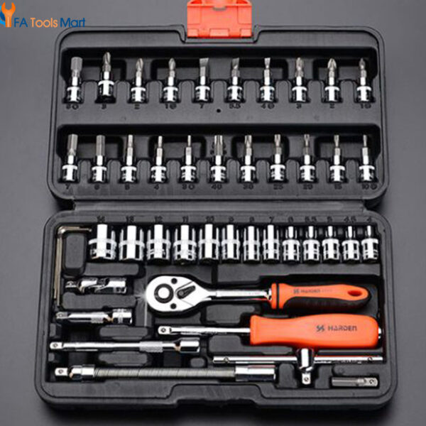 46 Pcs 1/4-inch Dr. Socket set