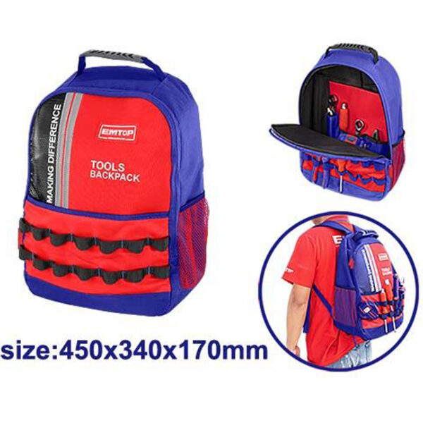 EMTOP Tools backpack ETBG58185