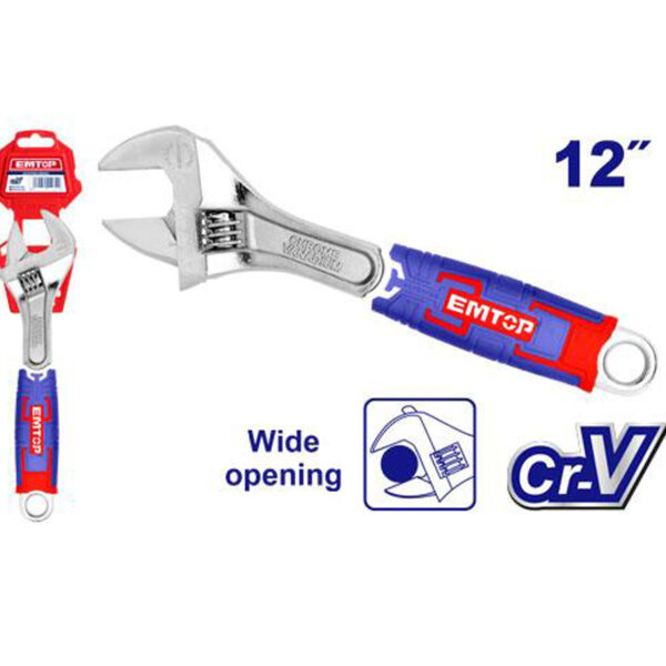 EMTOP Adjustable wrench EAWH131201