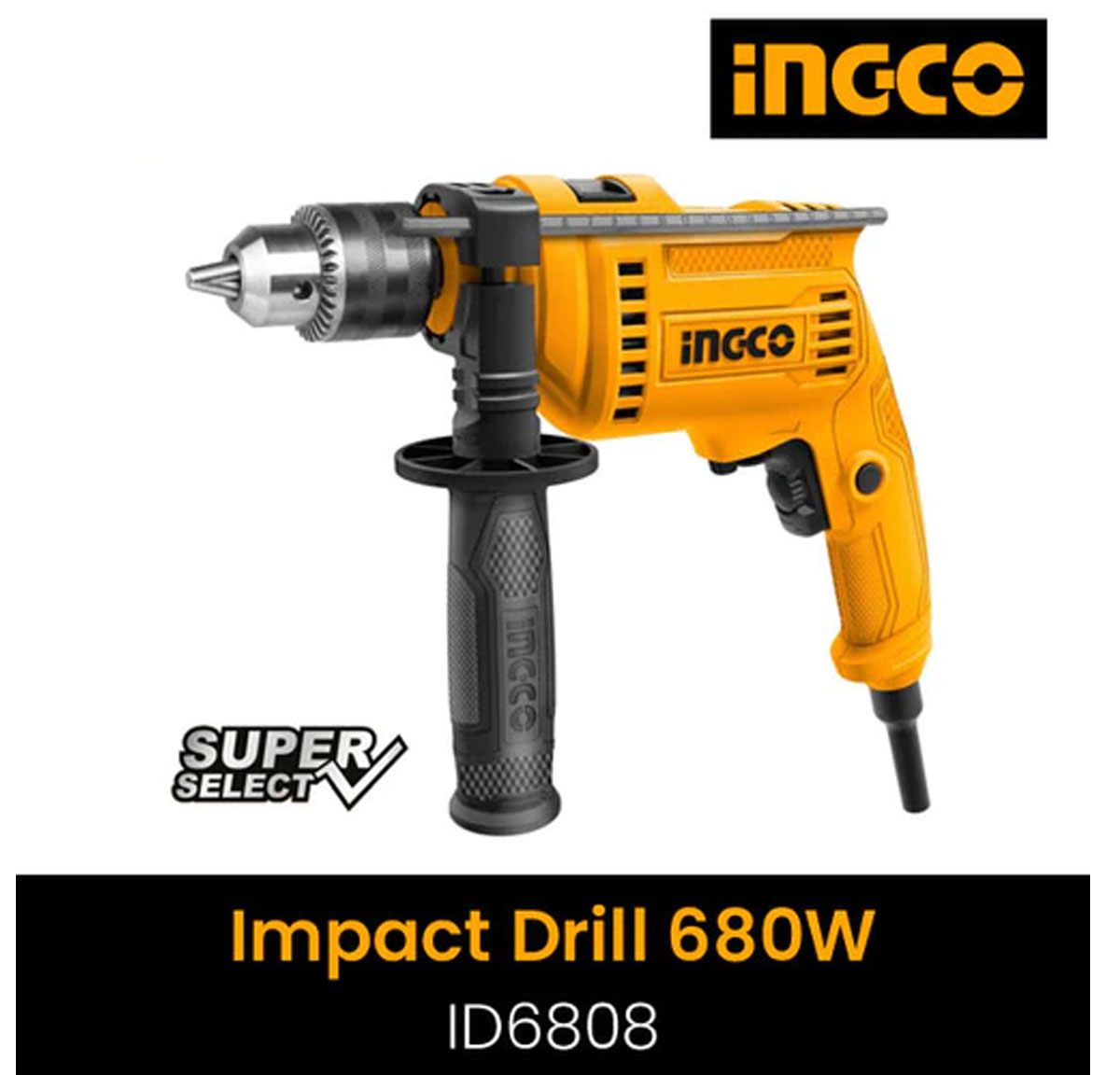 Ingco Impact drill 680W ID6808