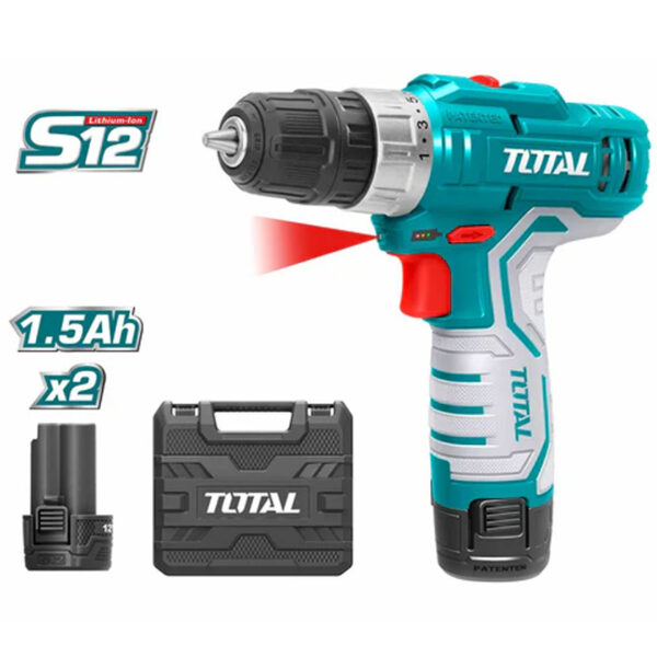 Total Lithium-Ion cordless drill 12V 10mm TDLI12325