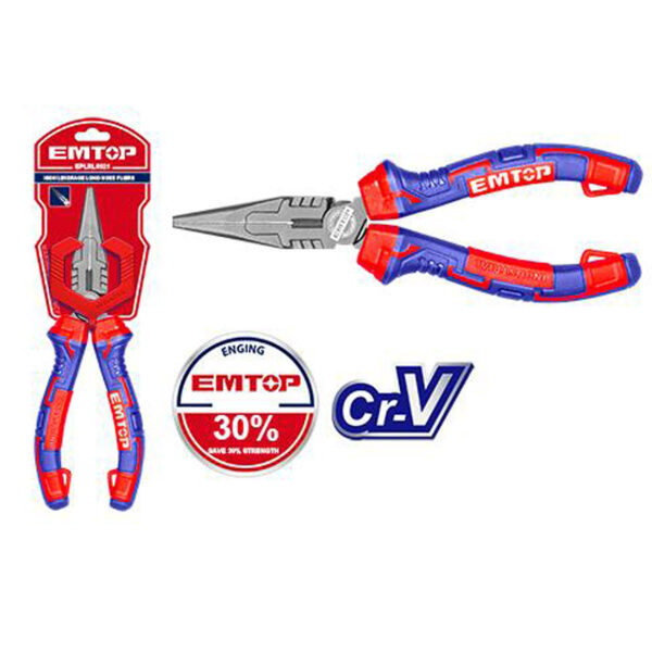 EMTOP High leverage long nose pliers EPLRL0621