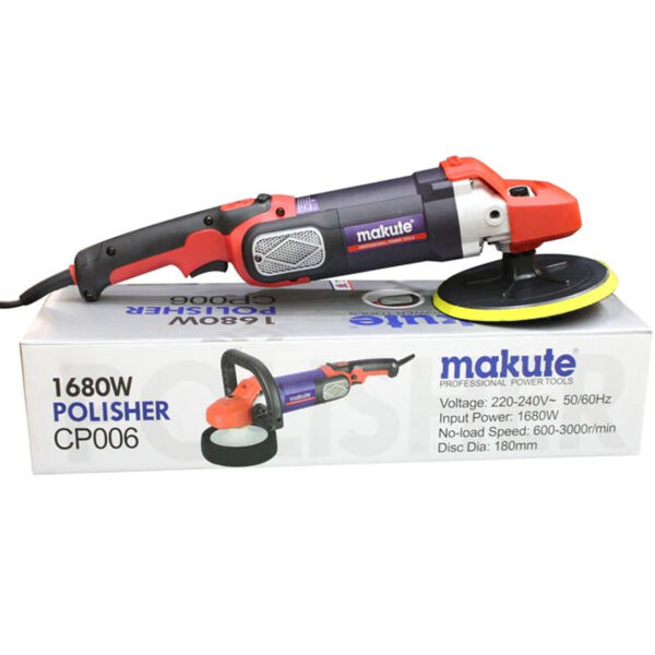 MAKUTE CAR POLISHER CP006 - 1680WATTS - 100% COPPER WINDING - HEAVY DUTY