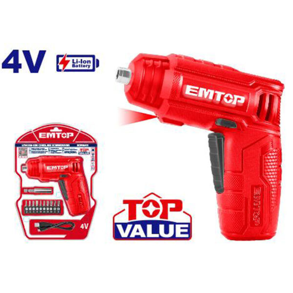 EMTOP Cordless screwdriver ECSR0402