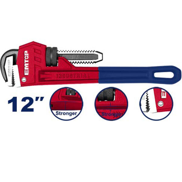 EMTOP Pipe wrench EPWH1201