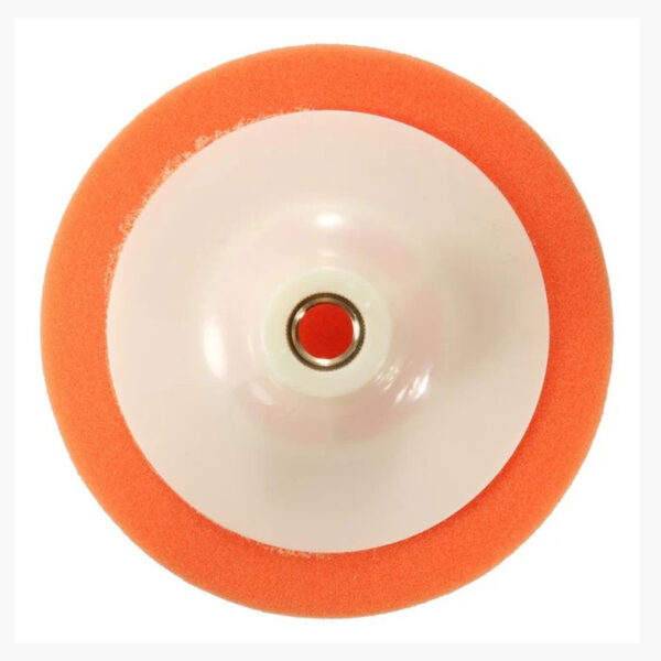 6" ROTARY FOAM PAD ORANGE M14 THREAD