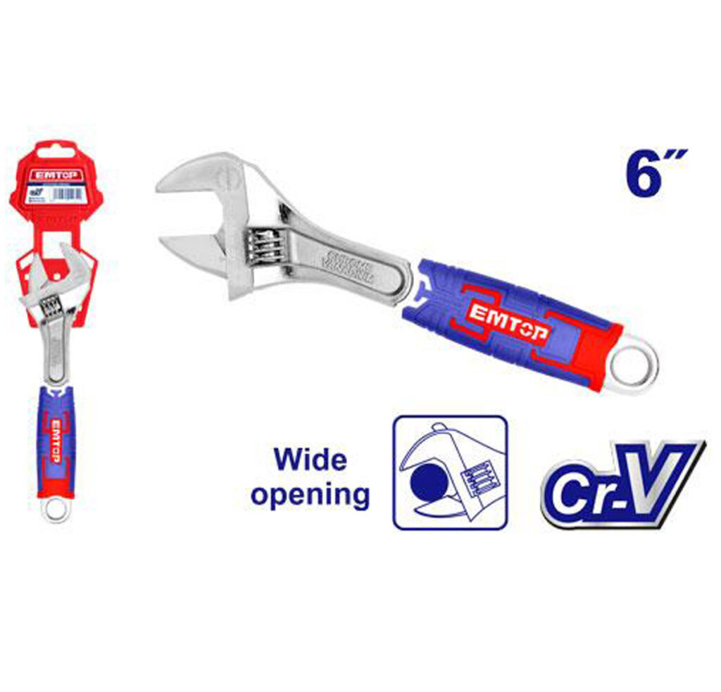 EMTOP Adjustable wrench EAWH130601