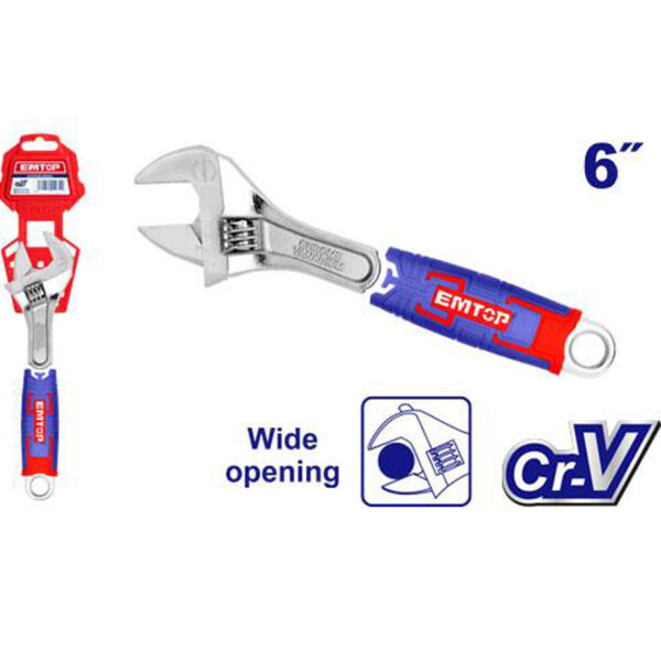 EMTOP Adjustable wrench EAWH130601