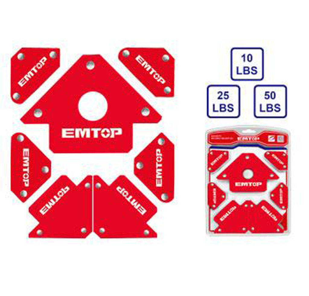 EMTOP 7 Pcs magnetic welding holder set EMWH7002