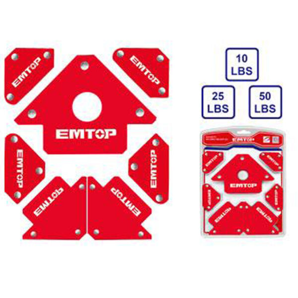 EMTOP 7 Pcs magnetic welding holder set EMWH7002