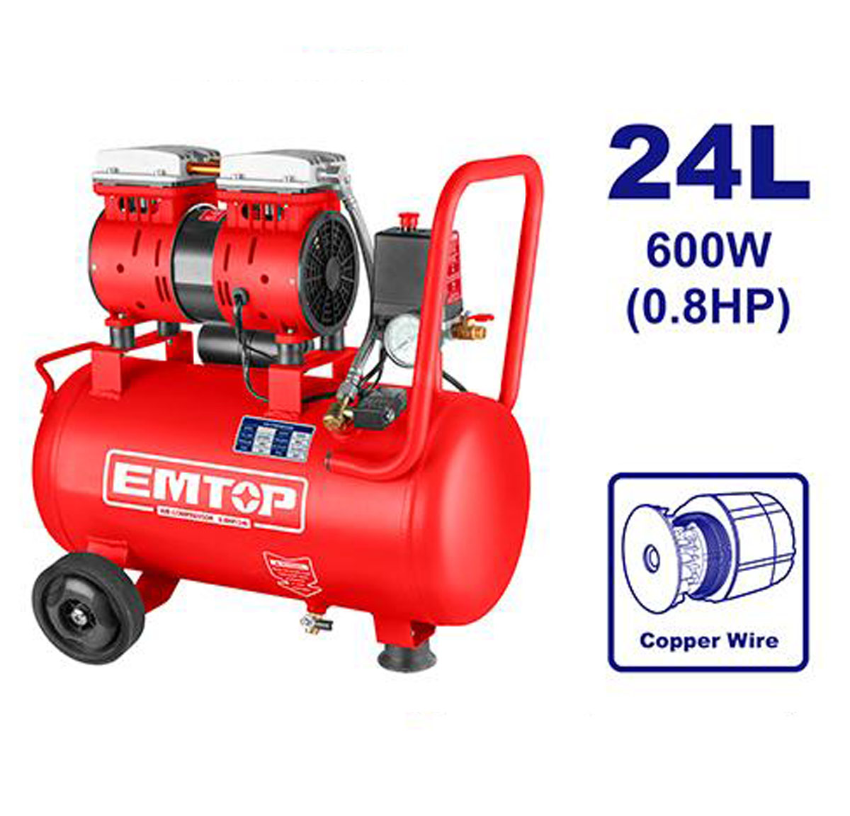 EMTOP Air compressor EACPS08242