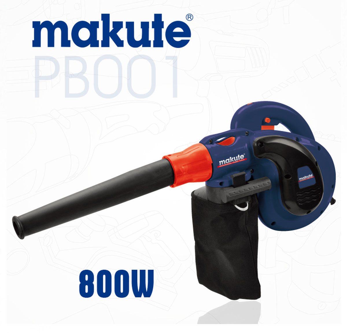 PB001 ELECTRIC BLOWER HEAVY DUTY WITH VACUME 800W