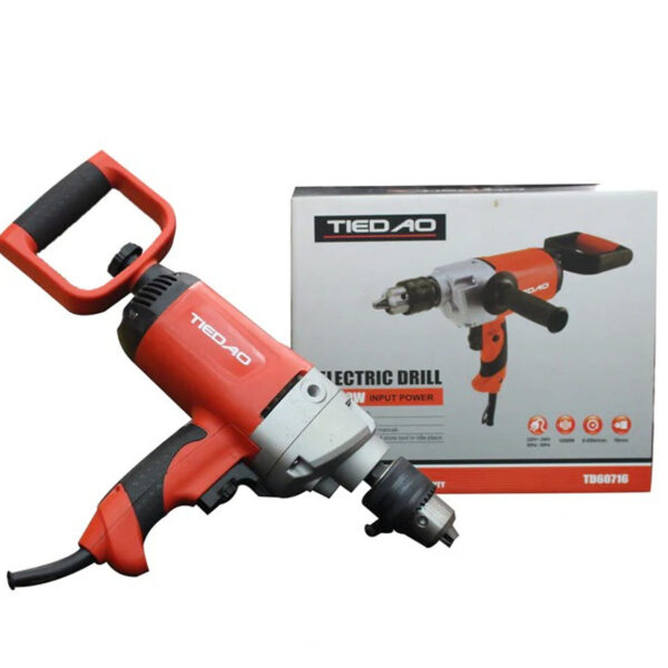 TIEDAO 16MM ELECTRIC DRILL TD60716 - 1050WATTS - 100% COPPER WINDING - HEAVY DUTY