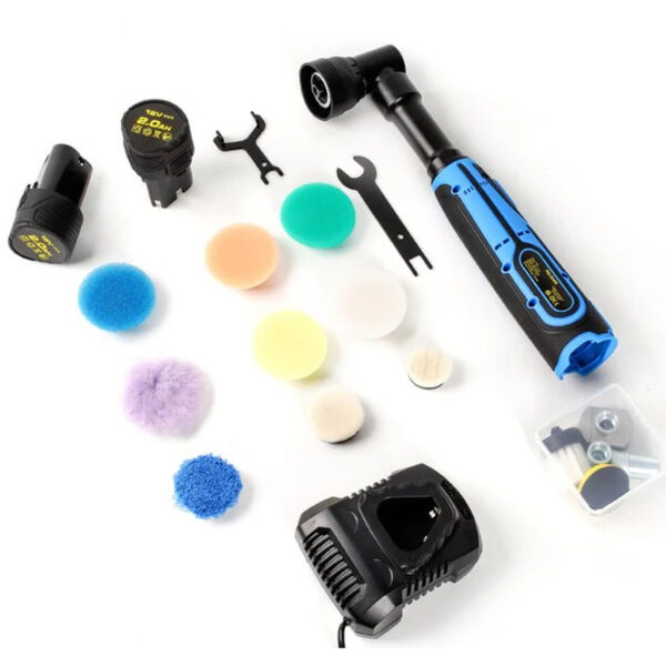 MJJC 12V RECHARABLE BATTERY MINI DETAILING POLISHER