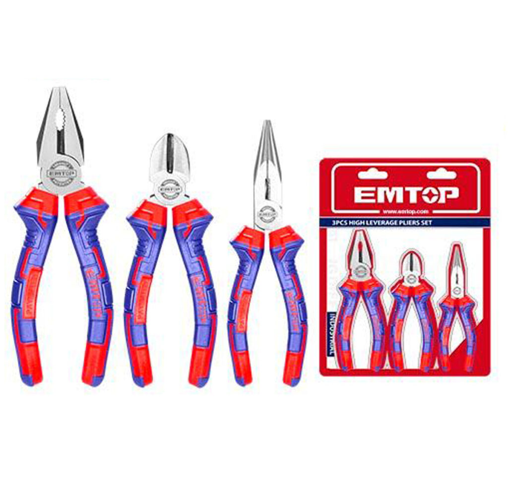 EMTOP 3 Pcs pliers set EPLS0311