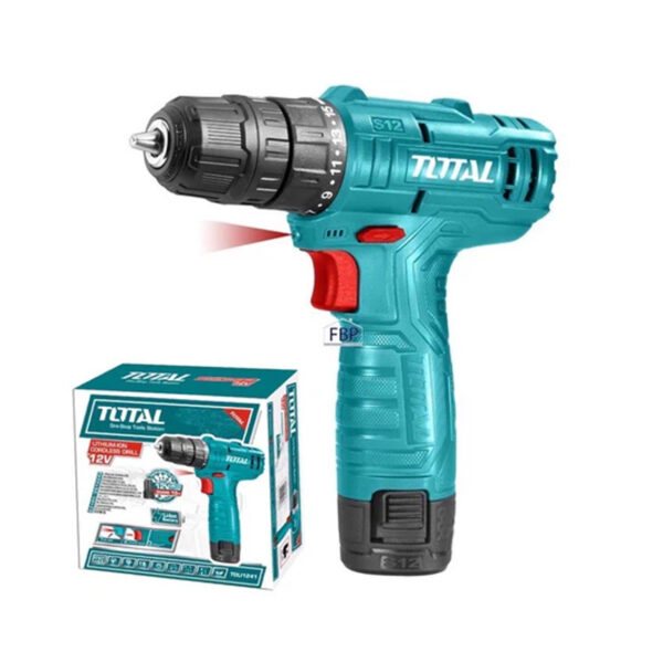 Total Lithium-Ion cordless drill 12V 10mm 20NM TDLI12415