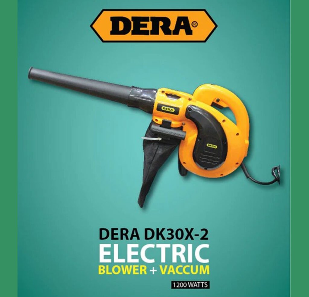 DERA 2 IN 1 BLOWER + VACCUM - DK30X-2 - 1200W - 100%COPPER - TOP QUALITY