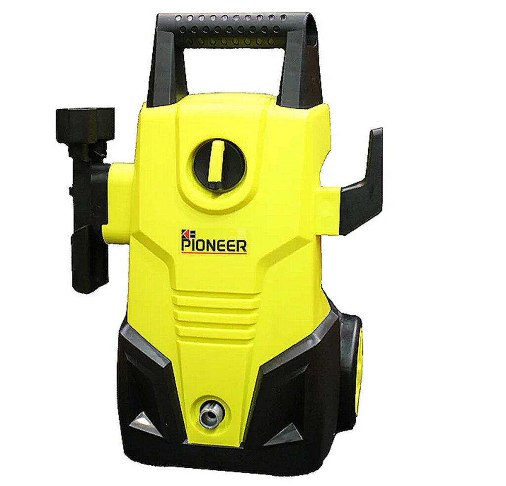 K.E. PIONEER P1 105BAR HIGH PRESSURE WASHER - YELLOW - 1400WATTS - 100% COPPER WINDING - TOP QUALITY