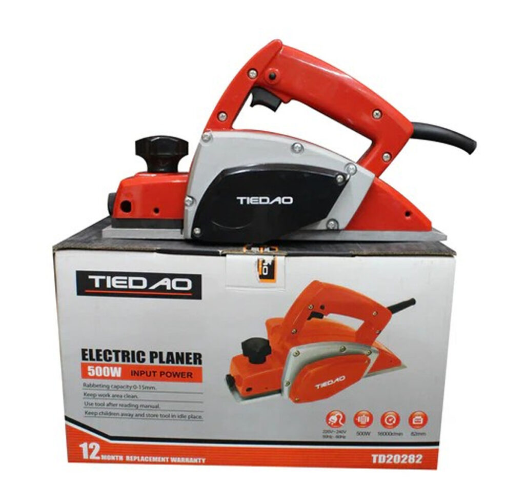 TIEDAO ELECTRIC PLANER TD20282 - 500WATTS - 100% COPPER WINDING - HEAVY DUTY