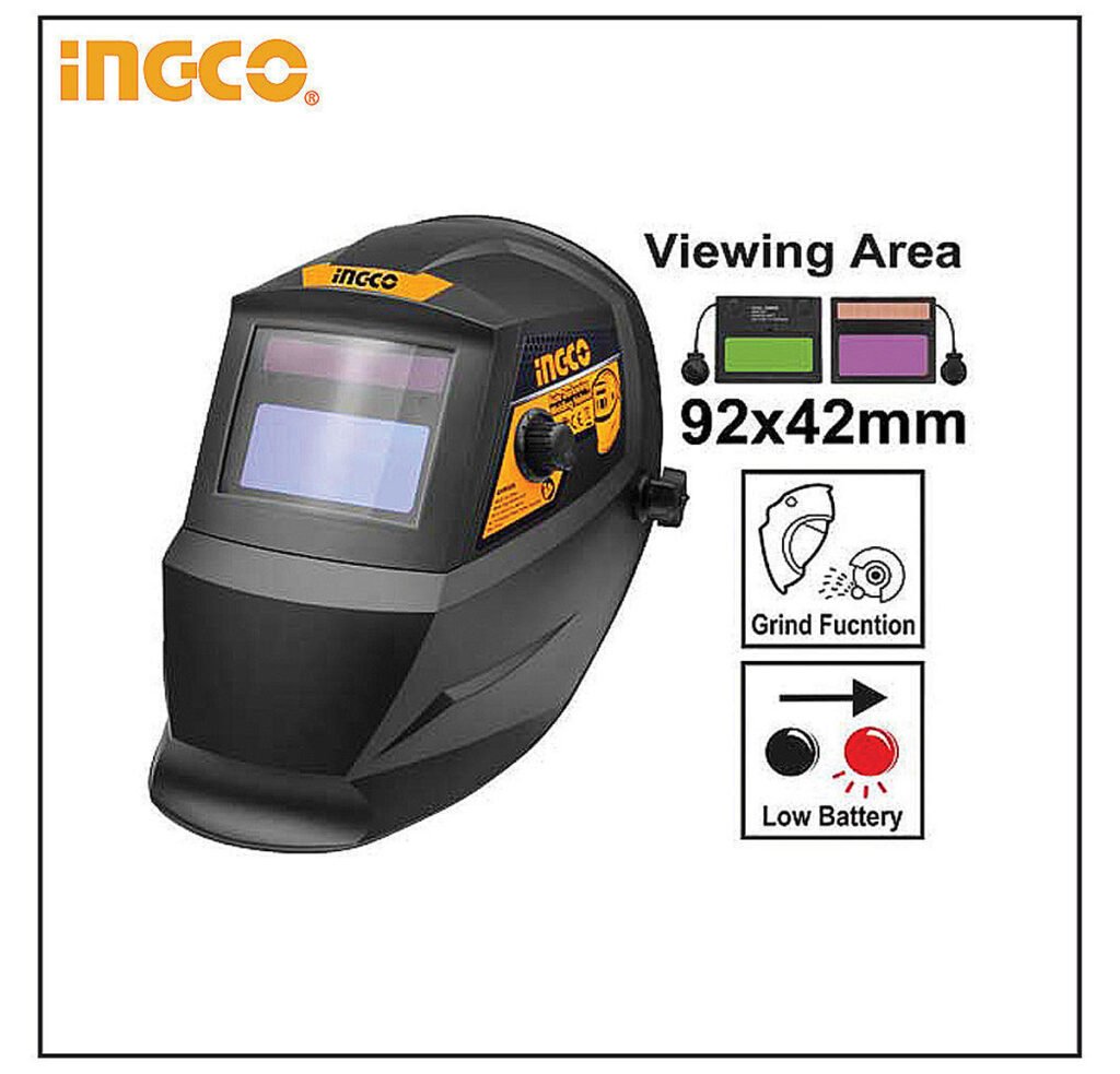 INGCO Auto Darkening Welding Helmet – AHM008