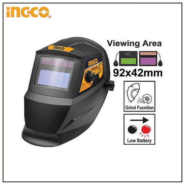 INGCO Auto Darkening Welding Helmet – AHM008