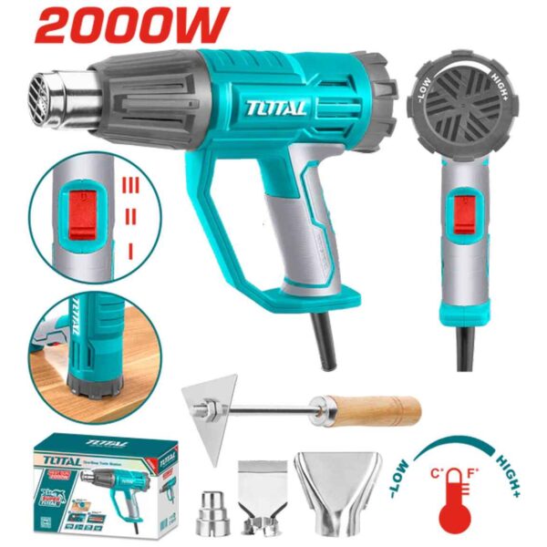 Total heat gun with heat controller